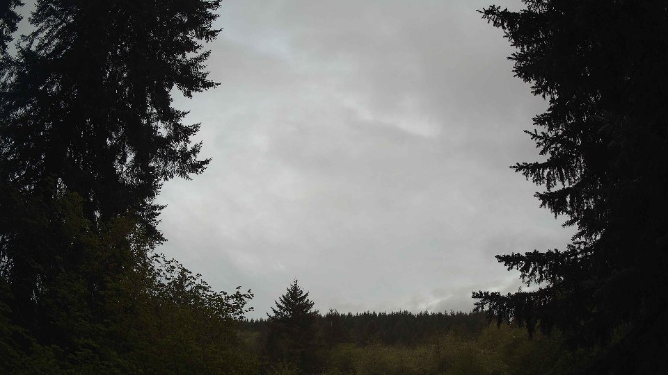Pacific Northwest skyline timelapse frame from May 8th, 2026 at 6:00 AM