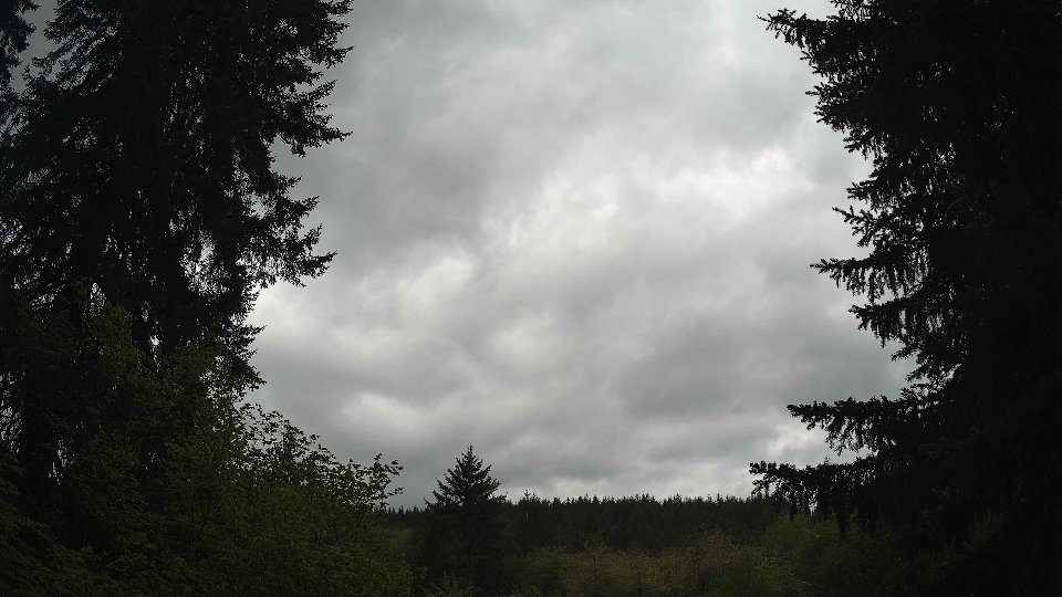 Pacific Northwest skyline timelapse frame from May 8th, 2026 at 10:45 AM