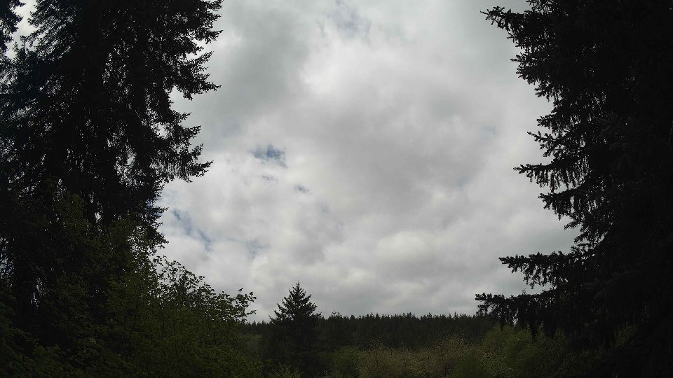 Pacific Northwest skyline timelapse frame from May 8th, 2026 at 11:45 AM