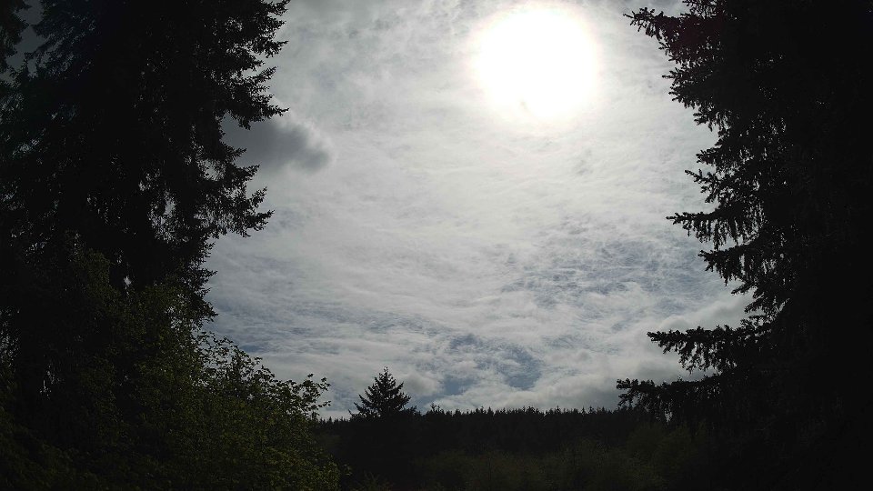 Pacific Northwest skyline timelapse frame from May 8th, 2026 at 3:45 PM