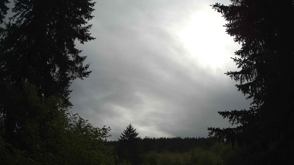 Pacific Northwest skyline timelapse frame from May 8th, 2026 at 4:15 PM