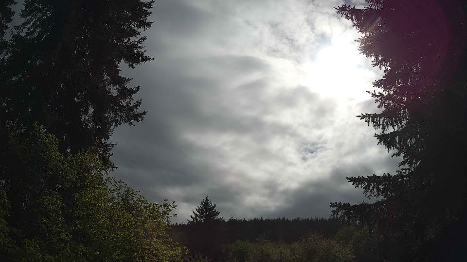 Pacific Northwest skyline timelapse frame from May 8th, 2026 at 4:30 PM