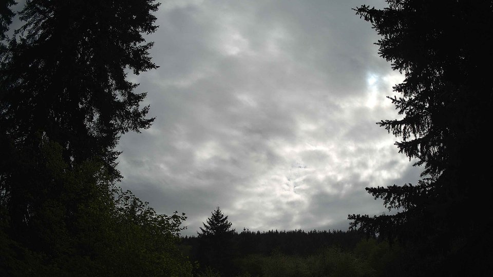 Pacific Northwest skyline timelapse frame from May 8th, 2026 at 4:45 PM