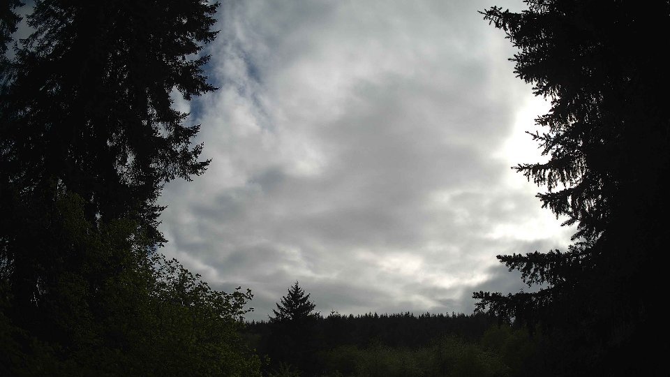 Pacific Northwest skyline timelapse frame from May 8th, 2026 at 5:15 PM