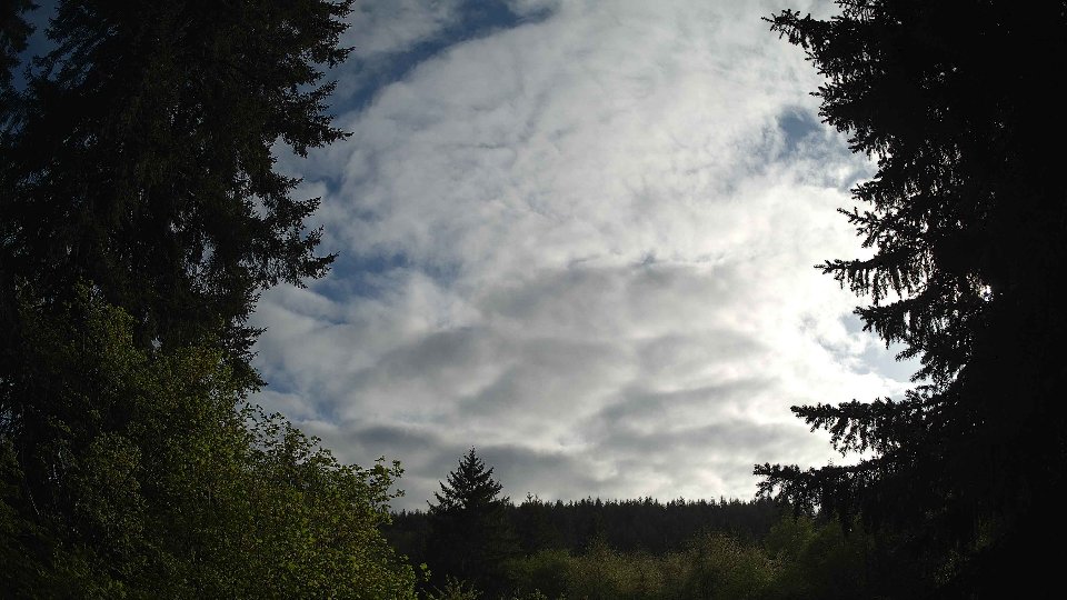 Pacific Northwest skyline timelapse frame from May 8th, 2026 at 6:00 PM
