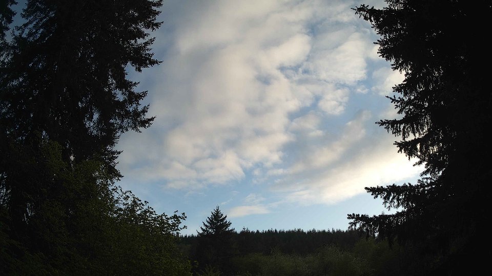 Pacific Northwest skyline timelapse frame from May 8th, 2026 at 7:30 PM
