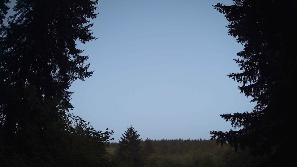 Pacific Northwest skyline timelapse frame from May 9th, 2026 at 5:30 AM