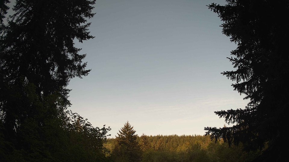 Pacific Northwest skyline timelapse frame from May 9th, 2026 at 7:00 AM