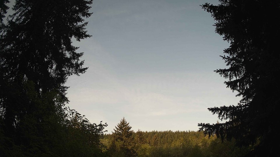 Pacific Northwest skyline timelapse frame from May 9th, 2026 at 7:15 AM