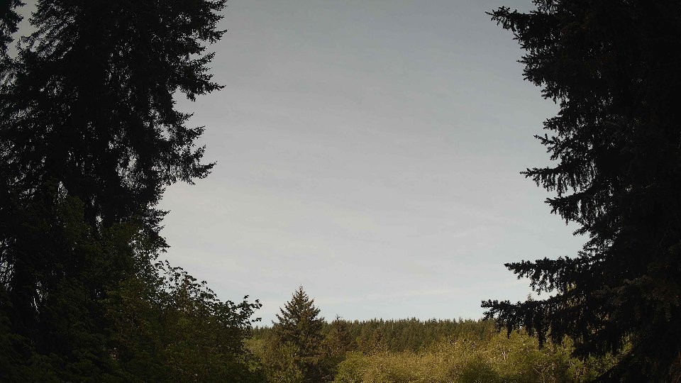 Pacific Northwest skyline timelapse frame from May 9th, 2026 at 8:15 AM
