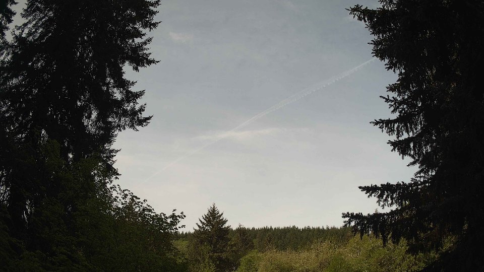 Pacific Northwest skyline timelapse frame from May 9th, 2026 at 9:15 AM