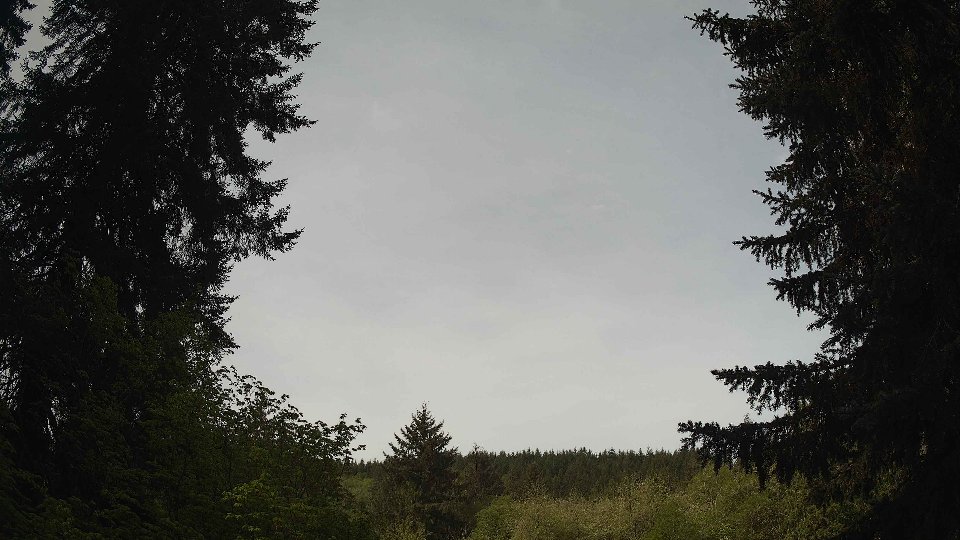 Pacific Northwest skyline timelapse frame from May 9th, 2026 at 9:30 AM