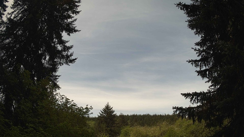 Pacific Northwest skyline timelapse frame from May 9th, 2026 at 10:45 AM