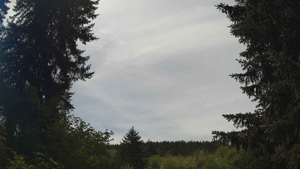 Pacific Northwest skyline timelapse frame from May 9th, 2026 at 12:30 PM