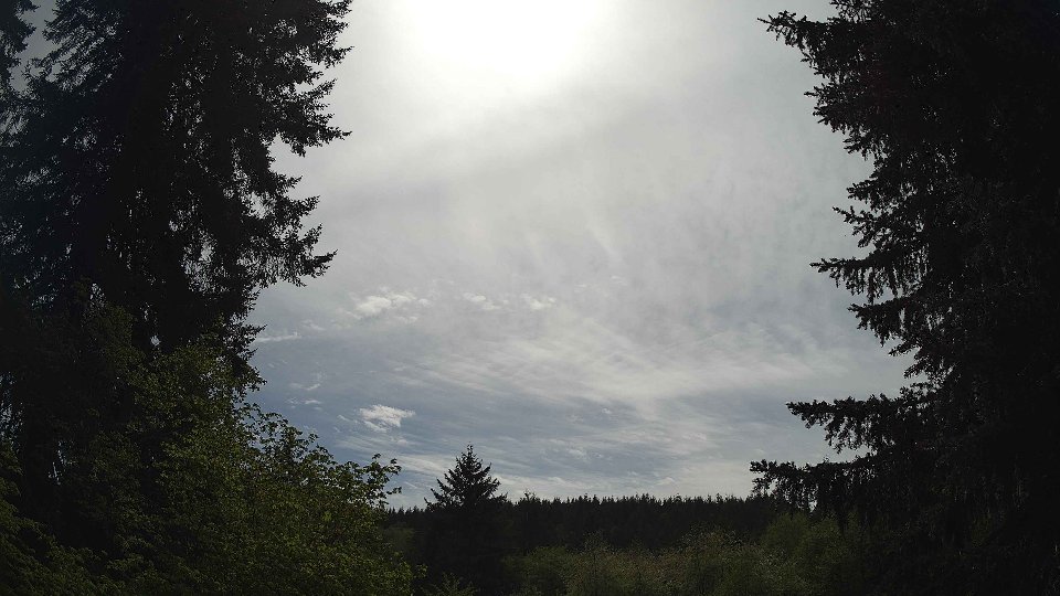 Pacific Northwest skyline timelapse frame from May 9th, 2026 at 2:45 PM
