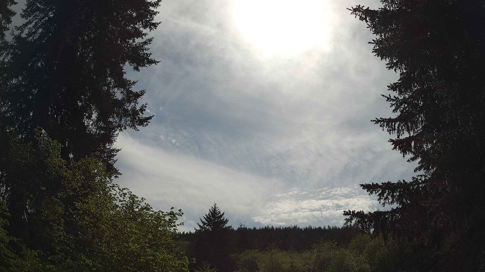 Pacific Northwest skyline timelapse frame from May 9th, 2026 at 3:30 PM