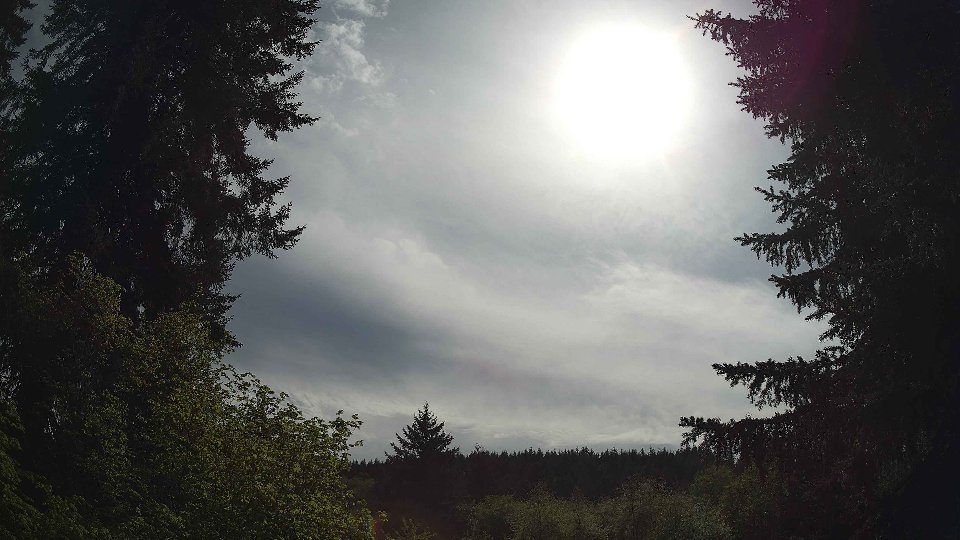 Pacific Northwest skyline timelapse frame from May 9th, 2026 at 4:00 PM