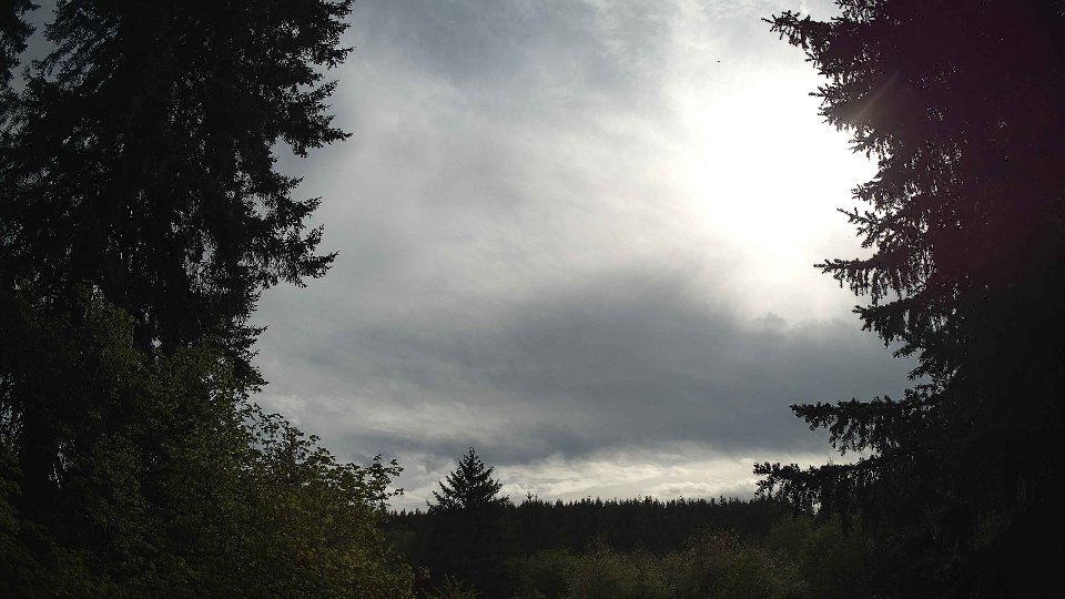 Pacific Northwest skyline timelapse frame from May 9th, 2026 at 4:45 PM