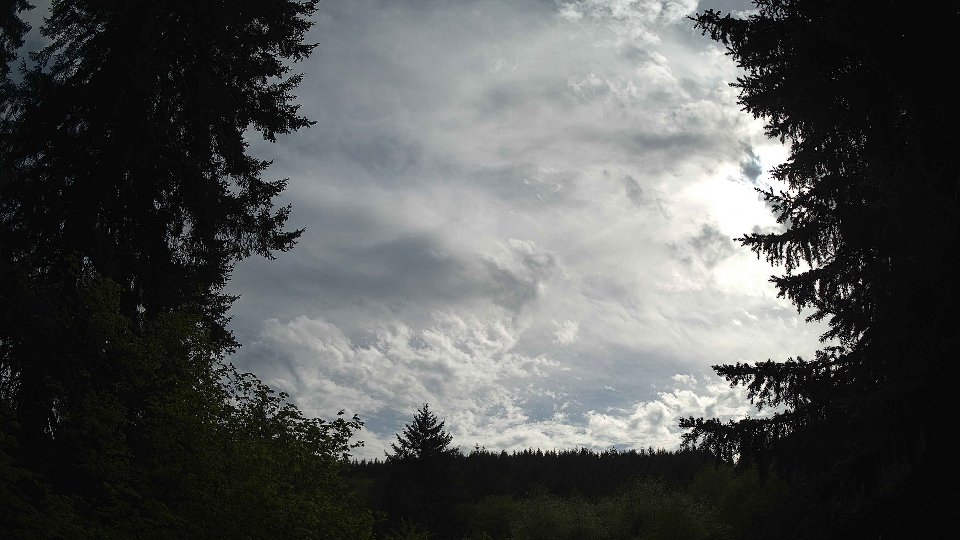 Pacific Northwest skyline timelapse frame from May 9th, 2026 at 5:00 PM