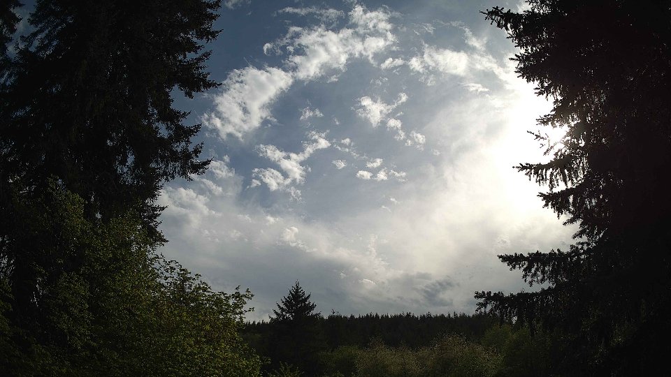 Pacific Northwest skyline timelapse frame from May 9th, 2026 at 5:15 PM
