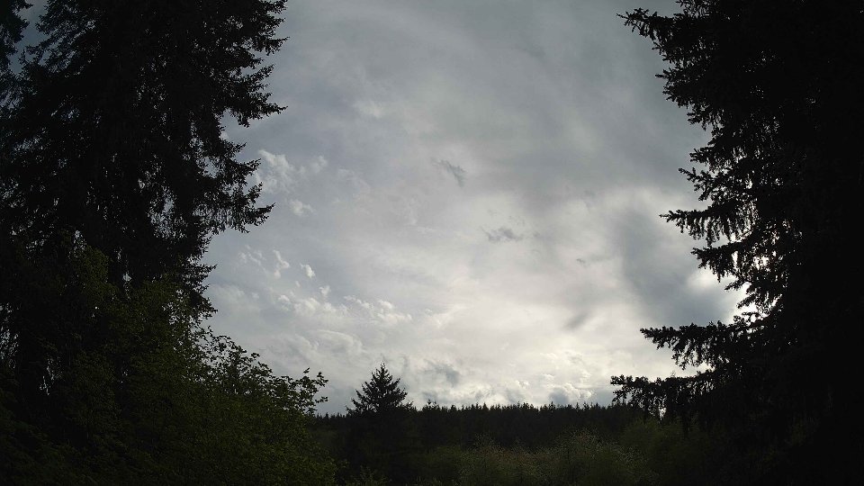 Pacific Northwest skyline timelapse frame from May 9th, 2026 at 5:45 PM