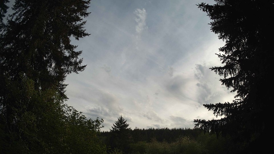 Pacific Northwest skyline timelapse frame from May 9th, 2026 at 7:00 PM