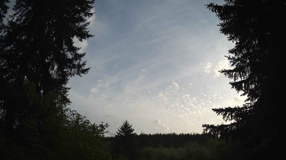 Pacific Northwest skyline timelapse frame from May 9th, 2026 at 7:30 PM