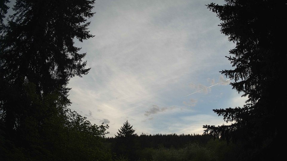 Pacific Northwest skyline timelapse frame from May 9th, 2026 at 8:00 PM