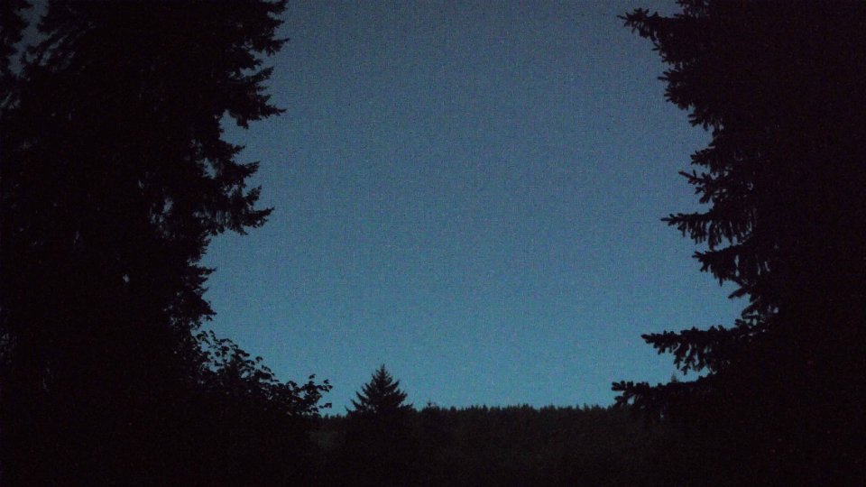 Pacific Northwest skyline timelapse frame from May 9th, 2026 at 5:06 AM