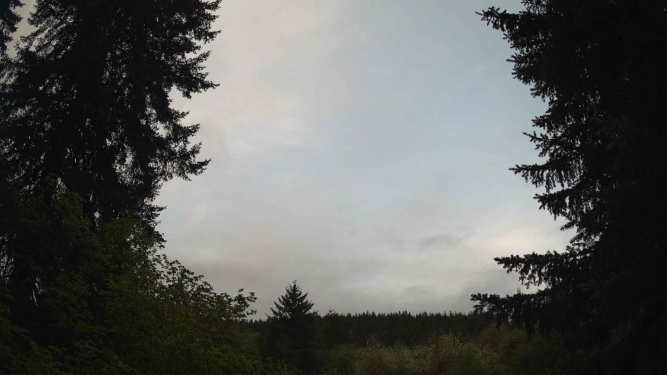 Pacific Northwest skyline timelapse frame from May 10th, 2026 at 6:15 AM