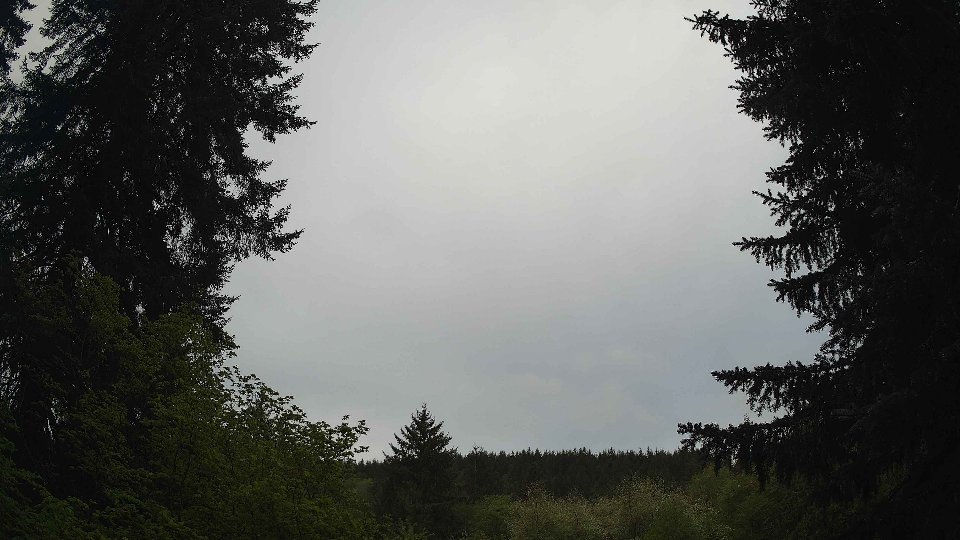 Pacific Northwest skyline timelapse frame from May 10th, 2026 at 7:15 AM