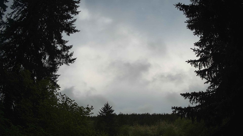Pacific Northwest skyline timelapse frame from May 10th, 2026 at 7:30 AM