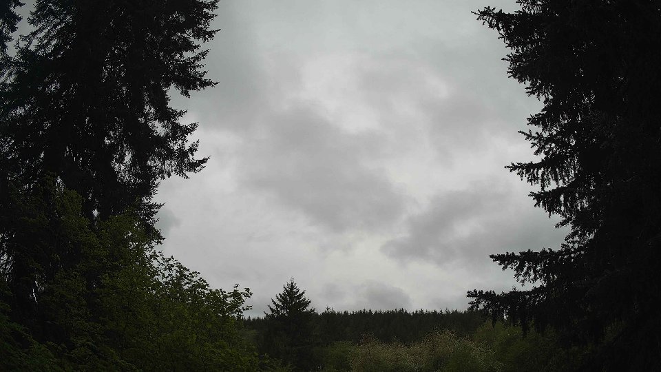 Pacific Northwest skyline timelapse frame from May 10th, 2026 at 10:45 AM