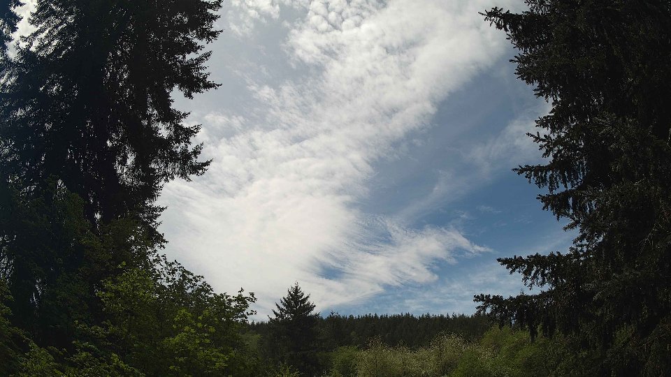Pacific Northwest skyline timelapse frame from May 10th, 2026 at 12:15 PM
