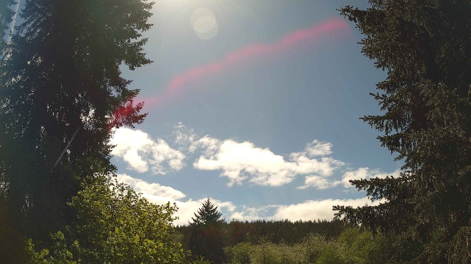 Pacific Northwest skyline timelapse frame from May 10th, 2026 at 2:00 PM