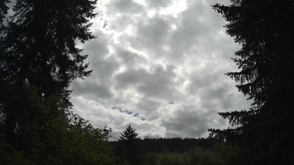 Pacific Northwest skyline timelapse frame from May 10th, 2026 at 2:45 PM