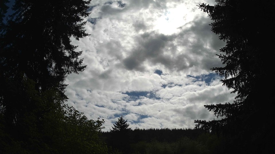 Pacific Northwest skyline timelapse frame from May 10th, 2026 at 3:45 PM