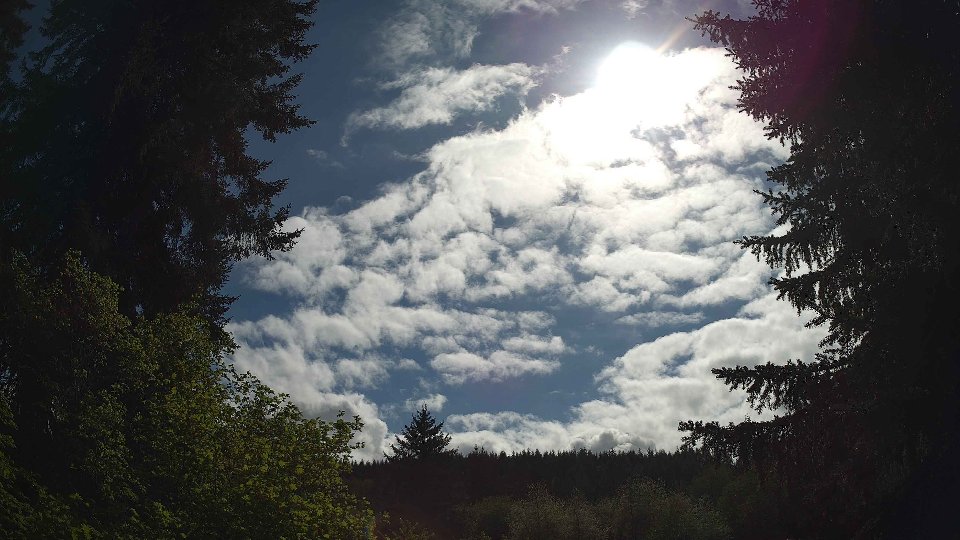 Pacific Northwest skyline timelapse frame from May 10th, 2026 at 4:00 PM