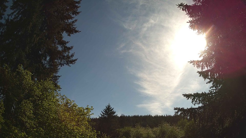 Pacific Northwest skyline timelapse frame from May 10th, 2026 at 5:00 PM