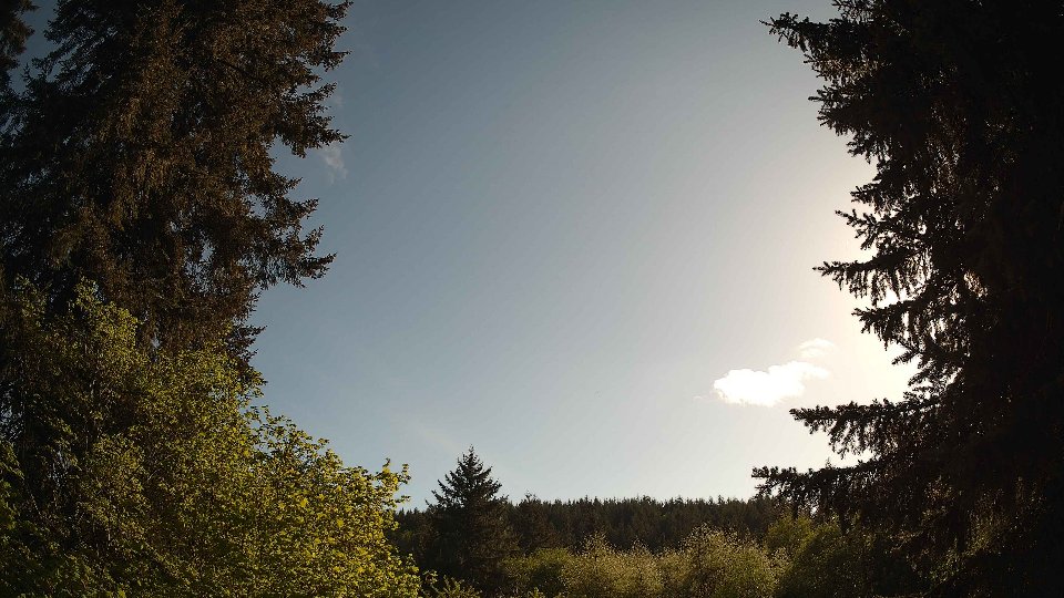 Pacific Northwest skyline timelapse frame from May 10th, 2026 at 5:45 PM