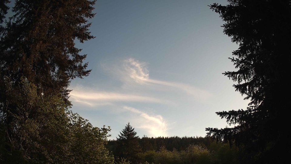 Pacific Northwest skyline timelapse frame from May 10th, 2026 at 6:45 PM