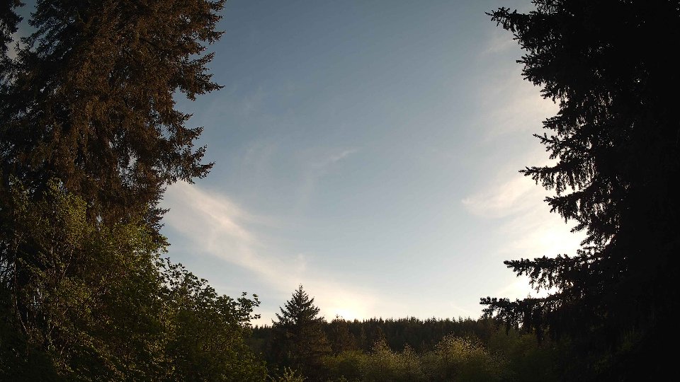 Pacific Northwest skyline timelapse frame from May 10th, 2026 at 7:00 PM