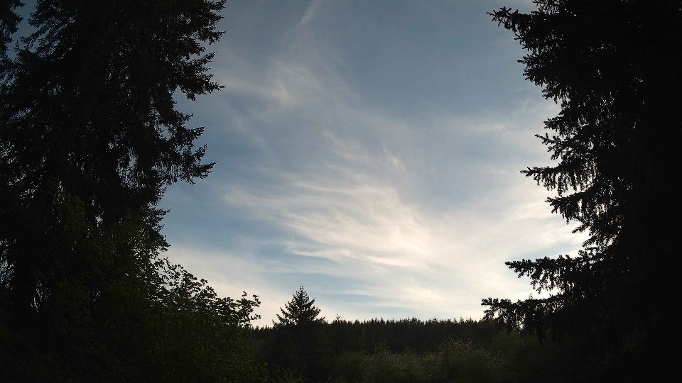 Pacific Northwest skyline timelapse frame from May 10th, 2026 at 7:30 PM