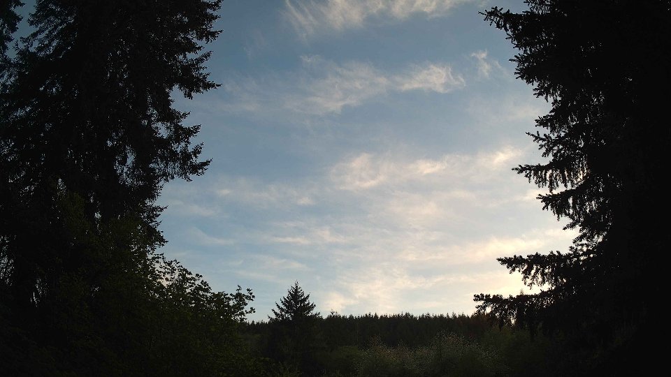 Pacific Northwest skyline timelapse frame from May 10th, 2026 at 8:15 PM