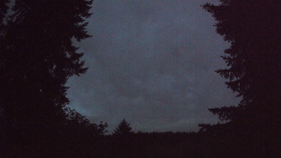 Pacific Northwest skyline timelapse frame from May 10th, 2026 at 5:08 AM