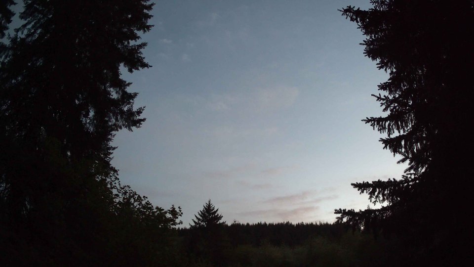 Pacific Northwest skyline timelapse frame from May 10th, 2026 at 8:59 PM