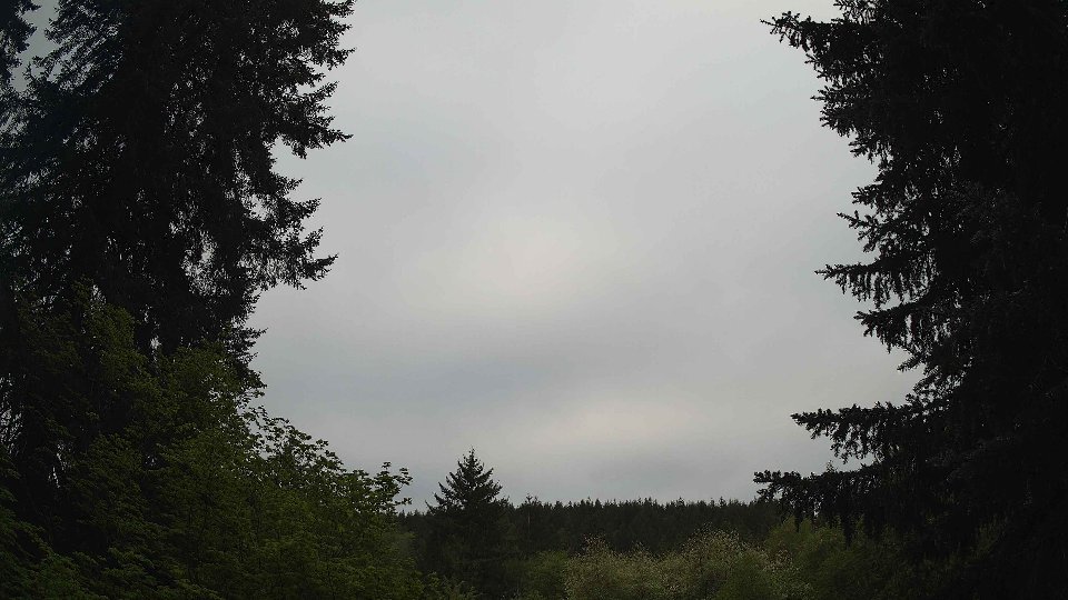 Pacific Northwest skyline timelapse frame from May 11th, 2026 at 7:15 AM