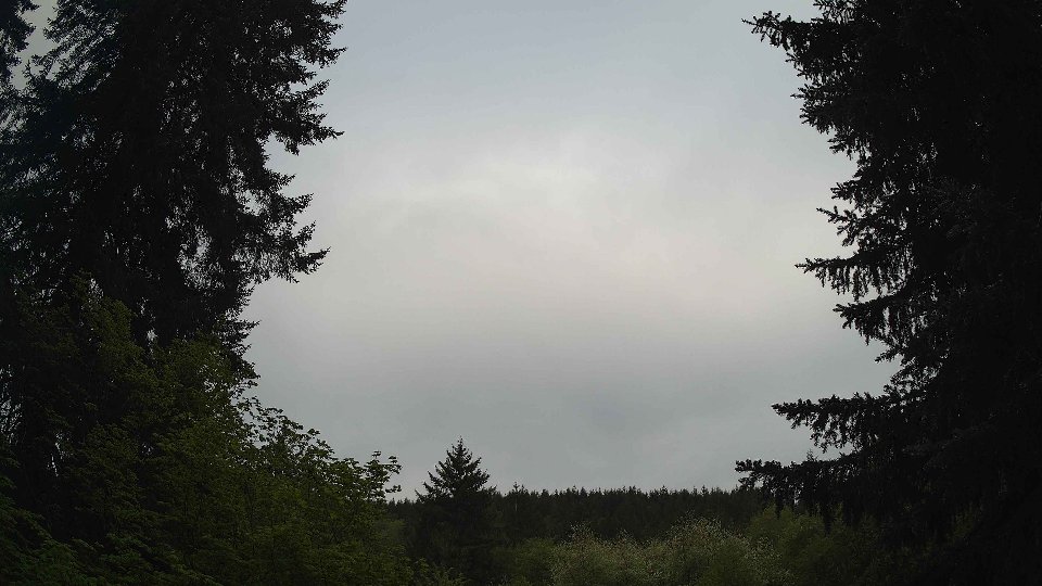 Pacific Northwest skyline timelapse frame from May 11th, 2026 at 7:30 AM