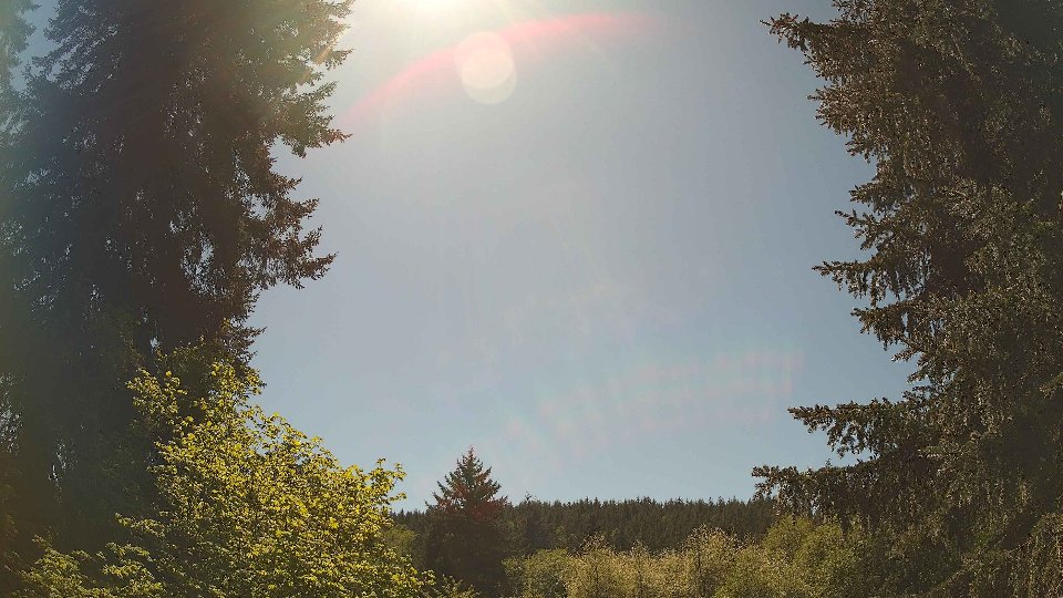 Pacific Northwest skyline timelapse frame from May 11th, 2026 at 2:15 PM