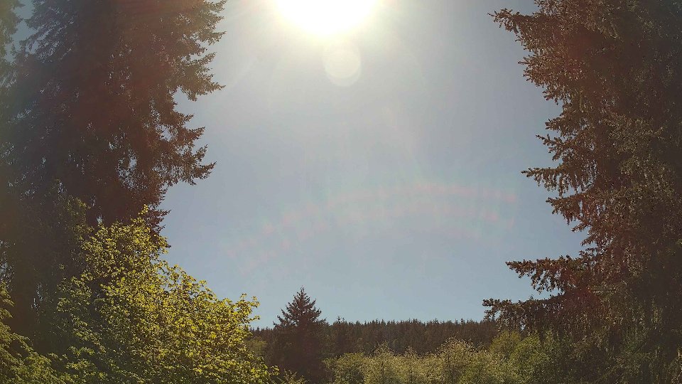 Pacific Northwest skyline timelapse frame from May 11th, 2026 at 2:45 PM